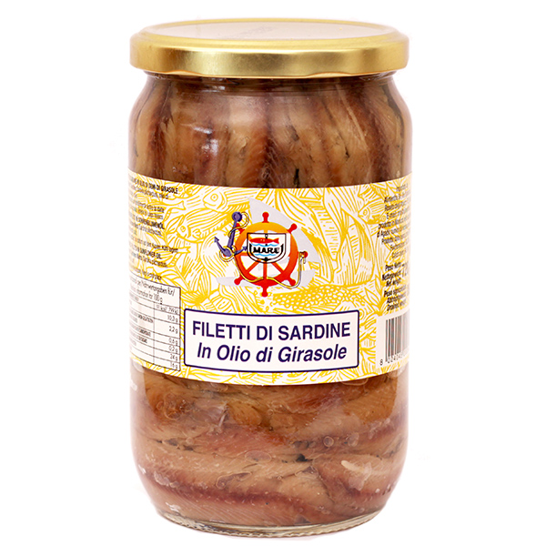 Filetti Di Sardine In Olio Di Girasole 720gr Www Alimentha Com
