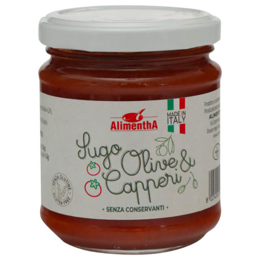 sugo olive e capperi senza conservanti, Alimentha